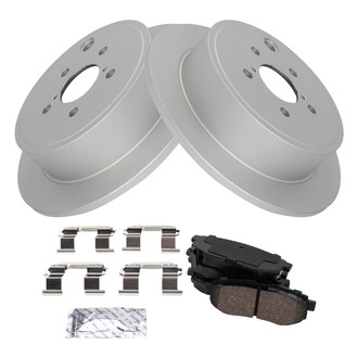 TRQ® - Rear Disc Brake Kit with Ceramic Pads