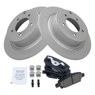 TRQ® - Rear Disc Brake Kit with Ceramic Pads