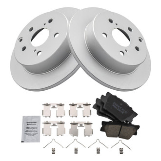 TRQ® - Rear Disc Brake Kit with Ceramic Pads