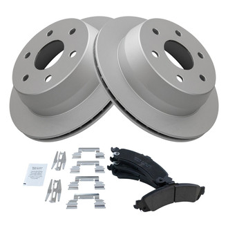 TRQ® - Rear Disc Brake Kit with Ceramic Pads