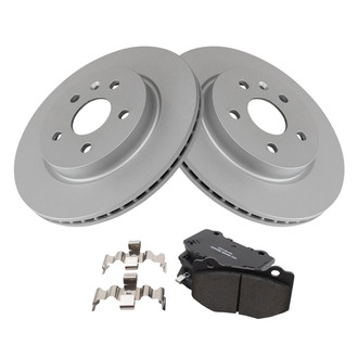 TRQ® - Rear Disc Brake Kit with Ceramic Pads