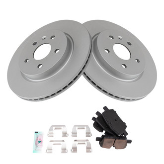 TRQ® - Rear Disc Brake Kit with Ceramic Pads