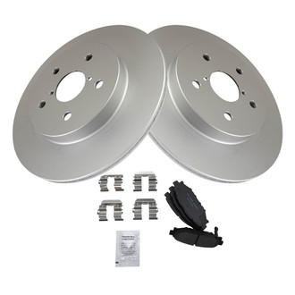 TRQ® - Rear Disc Brake Kit with Ceramic Pads