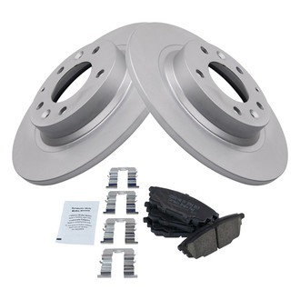 TRQ® - Rear Disc Brake Kit with Ceramic Pads