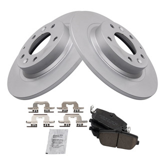 TRQ® - Rear Disc Brake Kit with Ceramic Pads