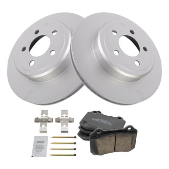 TRQ® - Rear Disc Brake Kit with Ceramic Pads