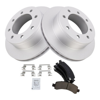 TRQ® - Rear Disc Brake Kit with Ceramic Pads