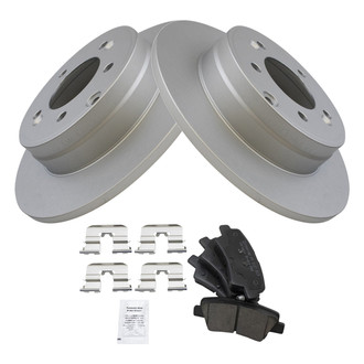 TRQ® - Rear Disc Brake Kit with Ceramic Pads