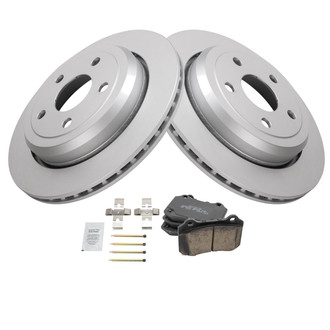TRQ® - Rear Disc Brake Kit with Ceramic Pads