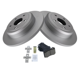 TRQ® - Rear Disc Brake Kit with Ceramic Pads
