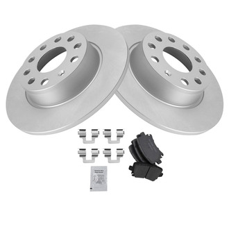 TRQ® - Rear Disc Brake Kit with Ceramic Pads
