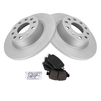 TRQ® - Rear Disc Brake Kit with Ceramic Pads