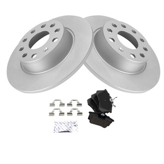 TRQ® - Rear Disc Brake Kit with Ceramic Pads