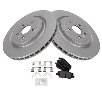 TRQ® - Rear Disc Brake Kit with Ceramic Pads