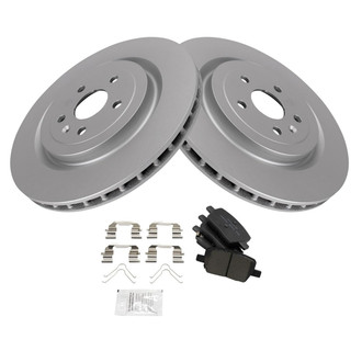 TRQ® - Rear Disc Brake Kit with Ceramic Pads