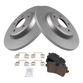 TRQ® - Rear Disc Brake Kit with Ceramic Pads