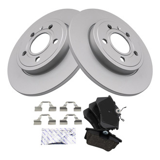 TRQ® - Rear Disc Brake Kit with Ceramic Pads