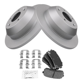 TRQ® - Rear Disc Brake Kit with Ceramic Pads