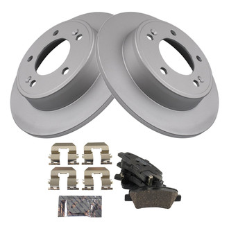 TRQ® - Rear Disc Brake Kit with Ceramic Pads