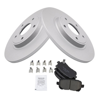 TRQ® - Rear Disc Brake Kit with Ceramic Pads