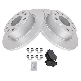 TRQ® - Rear Disc Brake Kit with Ceramic Pads
