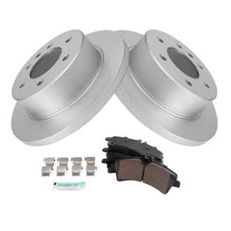 TRQ® - Rear Disc Brake Kit with Ceramic Pads