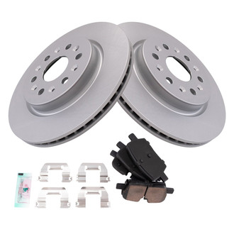 TRQ® - Rear Disc Brake Kit with Ceramic Pads