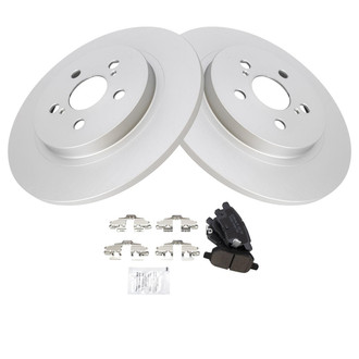 TRQ® - Rear Disc Brake Kit with Ceramic Pads