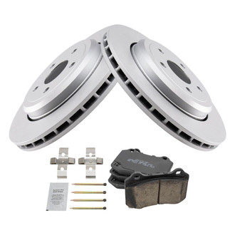TRQ® - Rear Disc Brake Kit with Ceramic Pads
