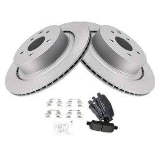TRQ® - Rear Disc Brake Kit with Ceramic Pads