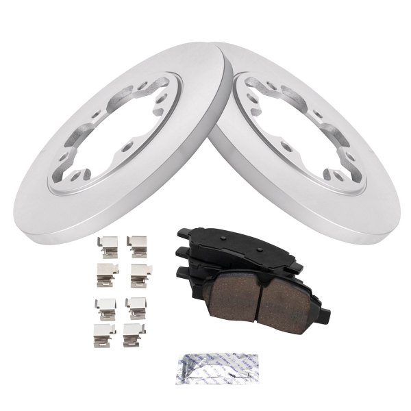 TRQ® - Rear Disc Brake Kit with Ceramic Pads