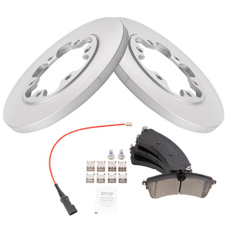 TRQ® - Rear Disc Brake Kit with Ceramic Pads