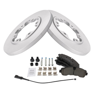 TRQ® - Rear Disc Brake Kit with Ceramic Pads