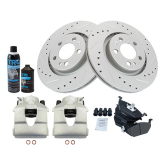 TRQ® - Performance Semi-Metallic Brake Kit