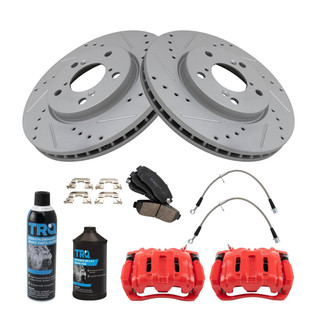 TRQ® - Performance Ceramic Front Brake Kit