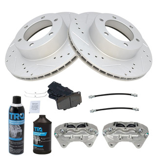TRQ® - Performance Ceramic Front Brake Kit