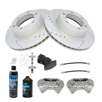 TRQ® - Performance Ceramic Front Brake Kit