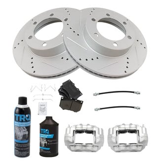 TRQ® - Performance Ceramic Front Brake Kit