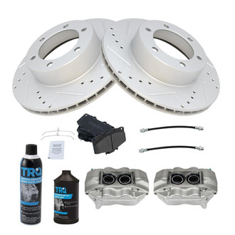 TRQ® - Performance Semi-Metallic Front Brake Kit