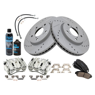 TRQ® - Performance Ceramic Front Brake Kit