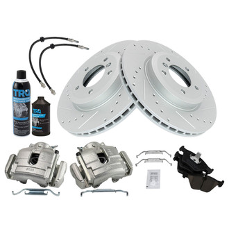 TRQ® - Performance Ceramic Front Brake Kit