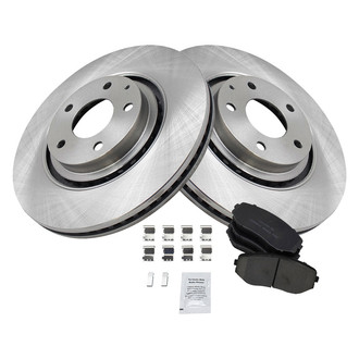 TRQ® - Front Disc Brake Kit with Ceramic Pads