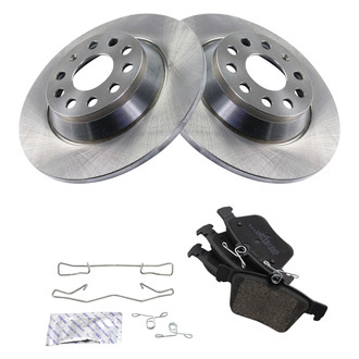 TRQ® - Rear Disc Brake Kit with Ceramic Pads