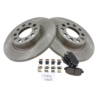 TRQ® - Rear Disc Brake Kit with Ceramic Pads