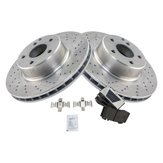 TRQ® - Front Disc Brake Kit with Ceramic Pads