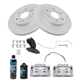 TRQ® - Front Disc Brake Kit with Ceramic Pads