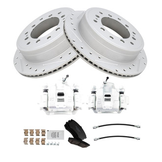 TRQ® - Performance Ceramic Rear Brake Kit