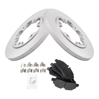 TRQ® - Performance Semi-Metallic Brake Kit