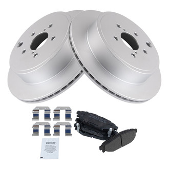 TRQ® - Performance Semi-Metallic Rear Brake Kit