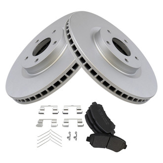 TRQ® - Performance Semi-Metallic Front Brake Kit